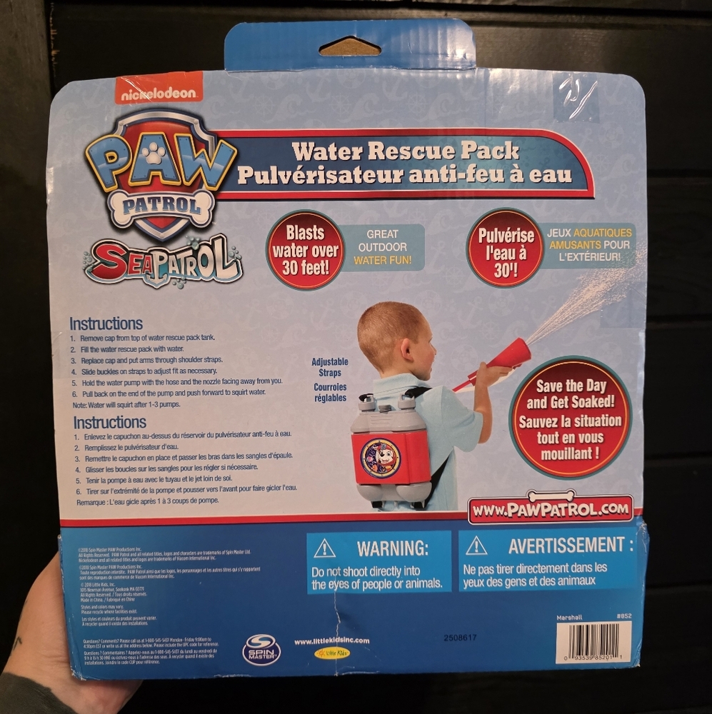 Paw Patrol: Sea Patrol Water Rescue Pack - Picture 2 of 2